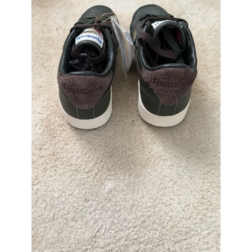 Hunter Green Reebok Bodega Sneakers Size Big Kids 4 Comes W. 2 Color Laces NWT